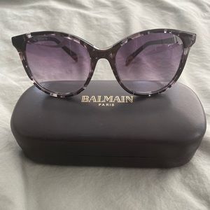 BALMAIN black tortoiseshell sunglasses brand new with tags